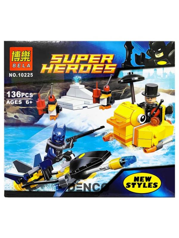 Конструктор Bl «Batman: Пингвинья Битва» 10225 (Super Heroes 76010) 136 деталей