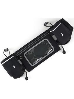 Сумка поясная туристическая, влагозащитная, 52 х 13 см, черная