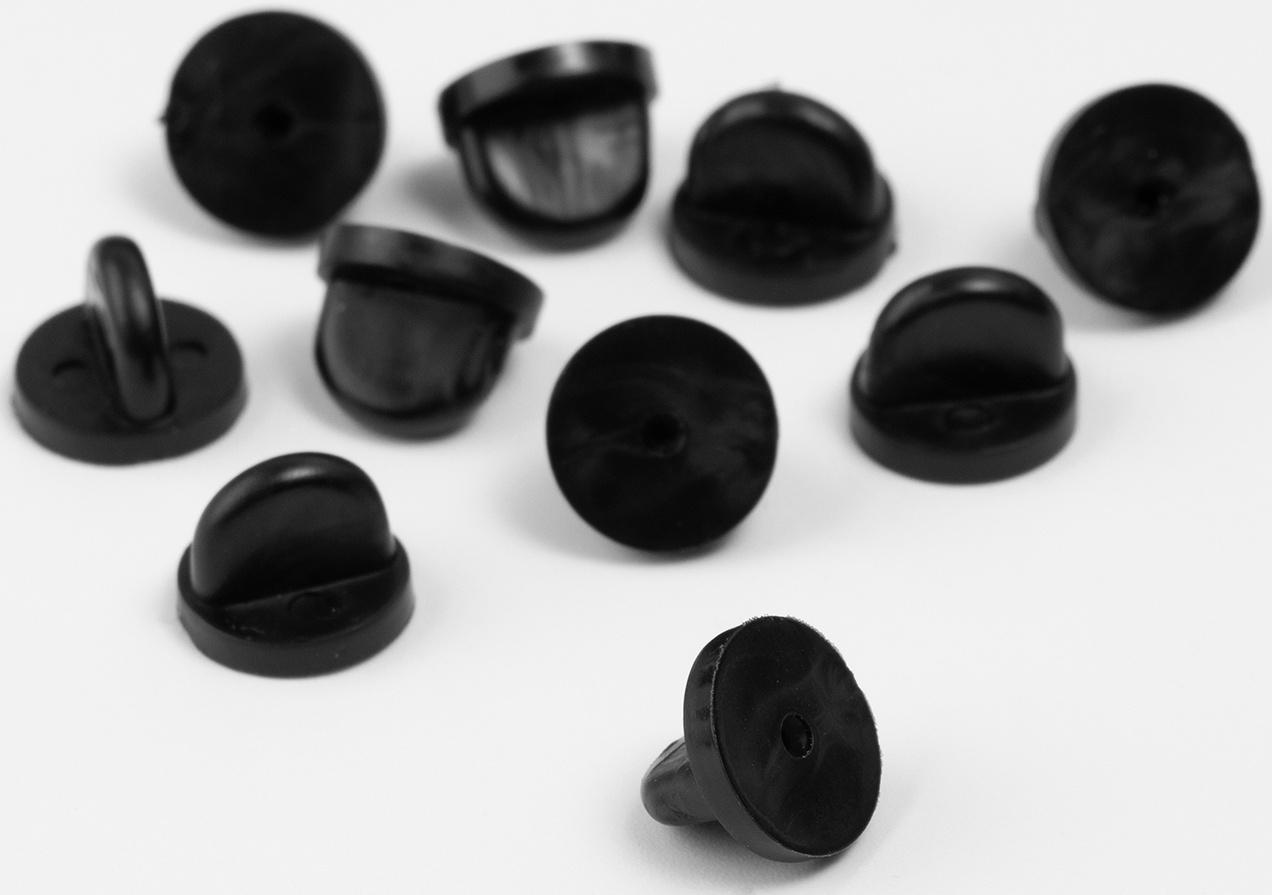Заглушка для значка, d=1.1 см, (набор 10 шт.), чёрная