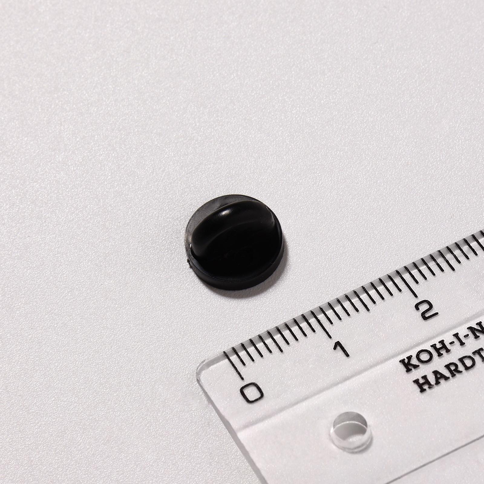 Заглушка для значка, d=1.1 см, (набор 10 шт.), чёрная