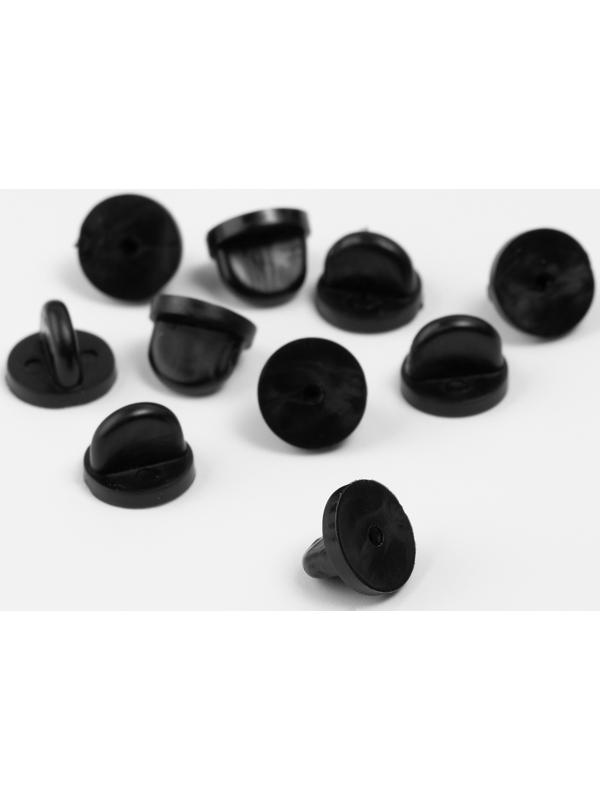 Заглушка для значка, d=1.1 см, (набор 10 шт.), чёрная