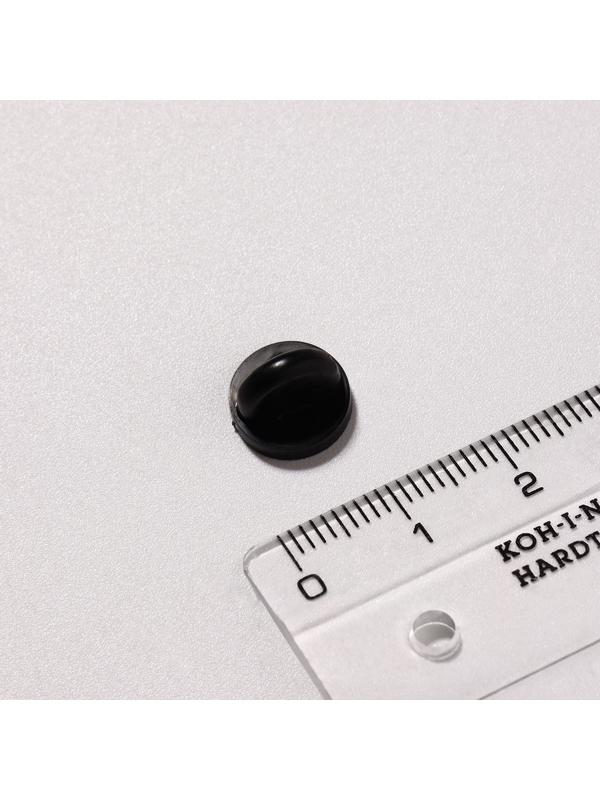 Заглушка для значка, d=1.1 см, (набор 10 шт.), чёрная