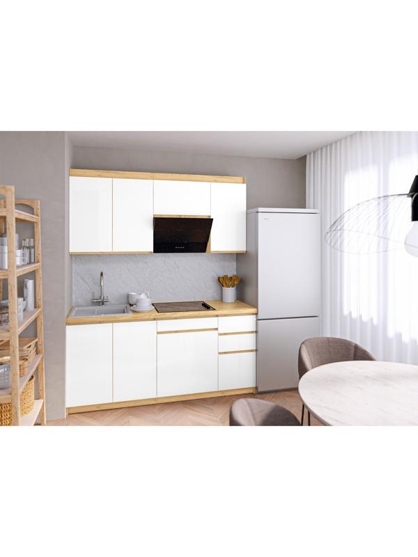 Пенал Оливия 2,24х0,6х0,56м крафт золотой