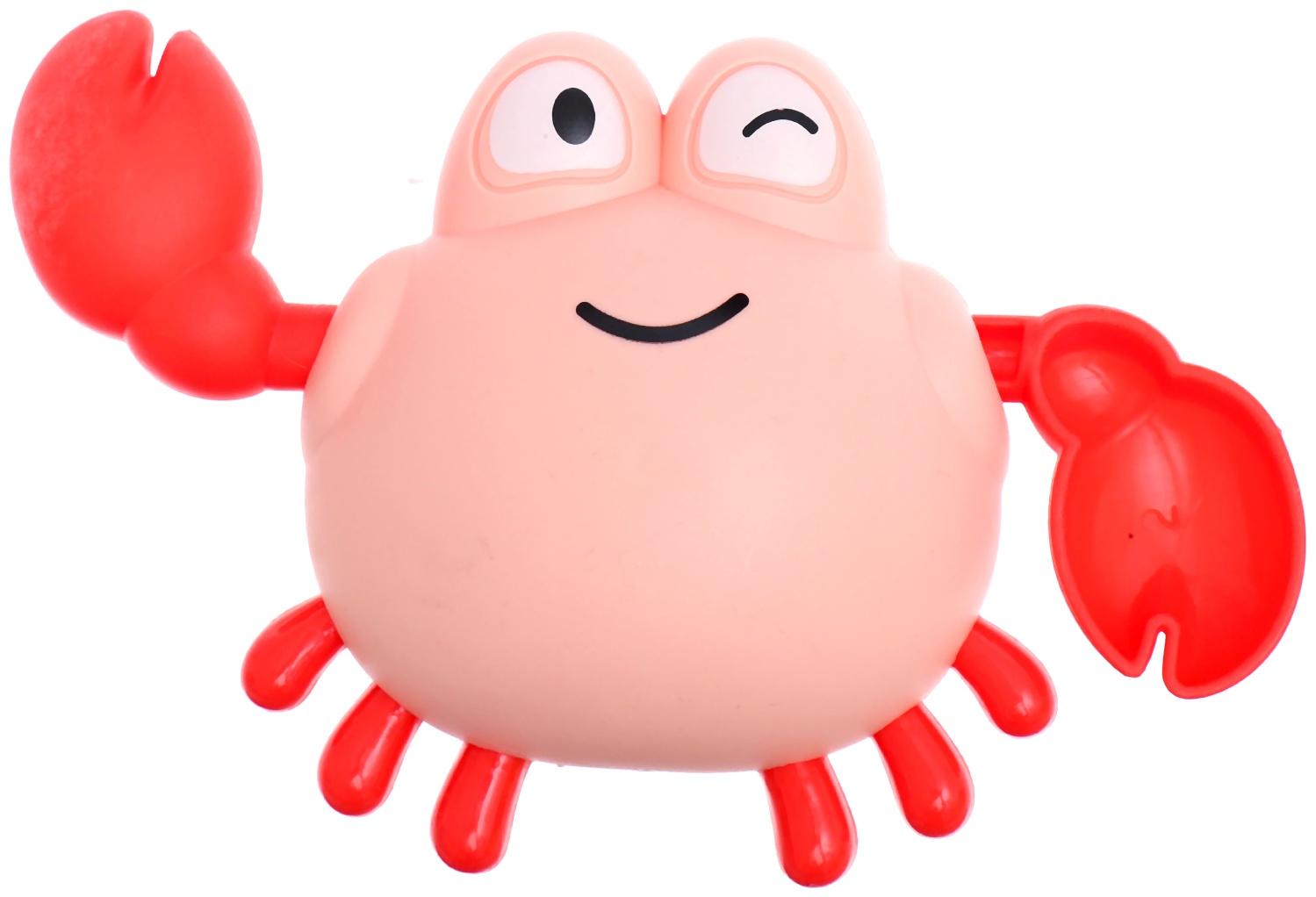 Набор для купания в ванной «Заводные игрушки: Утёнок и крабик», 2 шт.