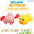 Набор для купания в ванной «Заводные игрушки: Утёнок и крабик», 2 шт.