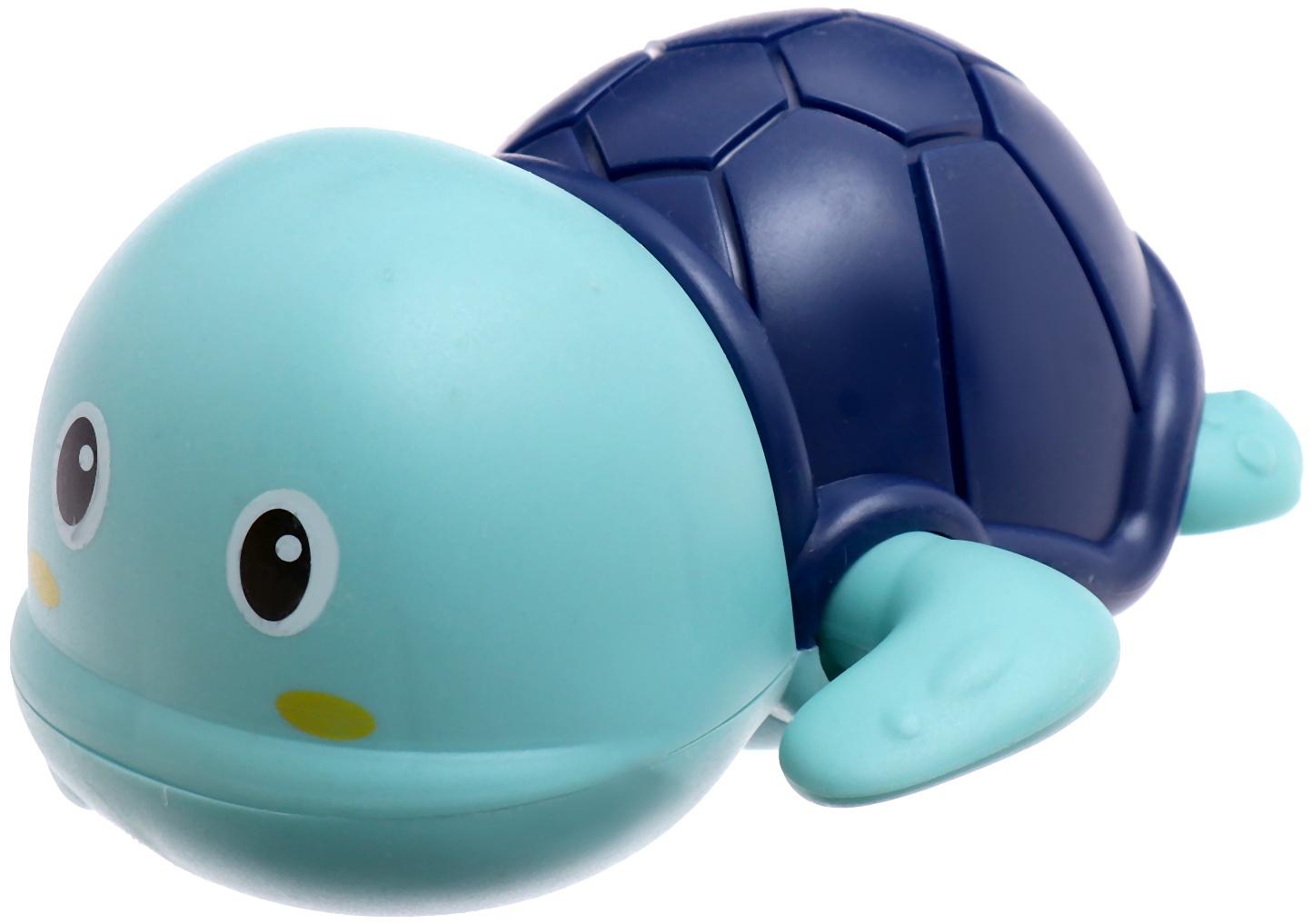 Набор для купания в ванной «Заводные игрушки: Утёнок и черепашка», 2 шт., МИКС