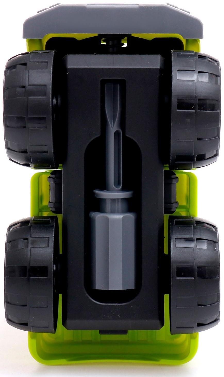 Конструктор винтовой «Фермерский транспорт», набор 2 штуки, с отвёрткой, 55 деталей