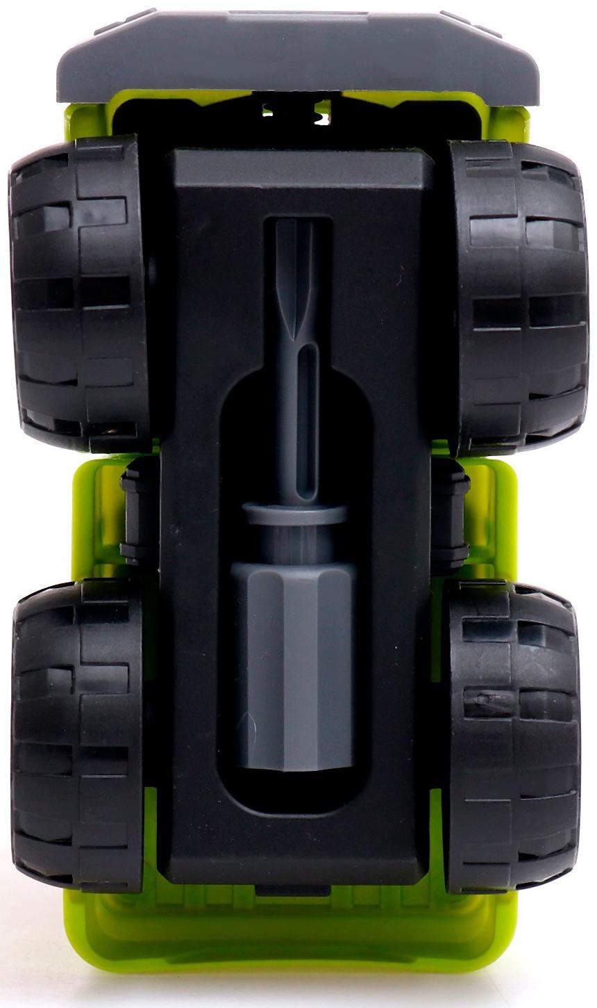 Конструктор винтовой «Фермерский самосвал», с отвёрткой, 28 деталей