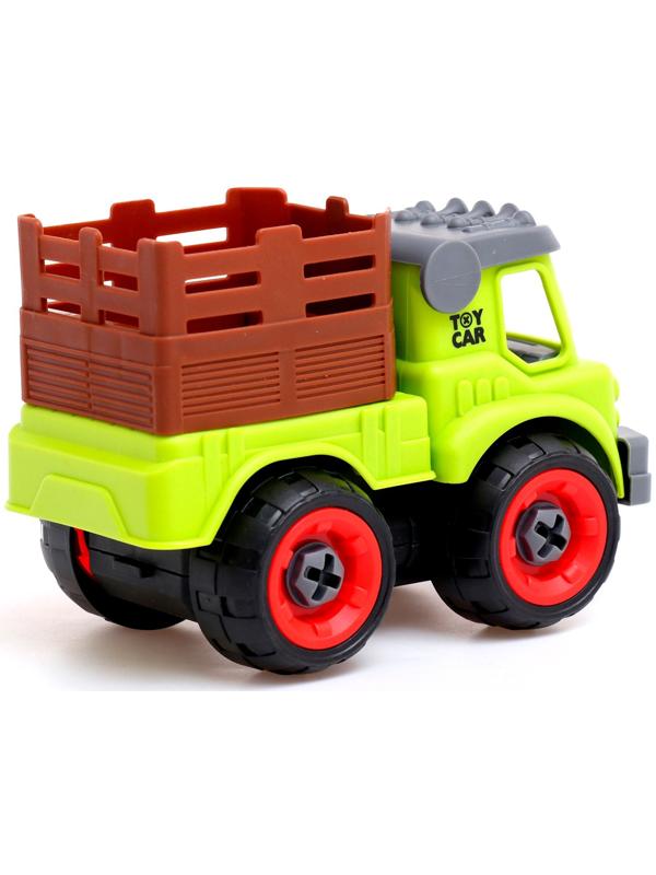 Конструктор винтовой «Фермерский самосвал», с отвёрткой, 28 деталей