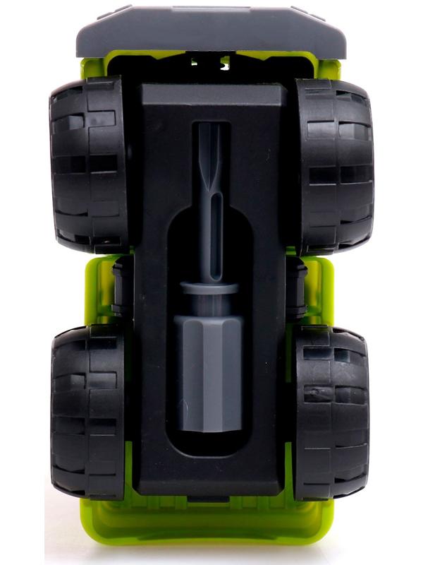 Конструктор винтовой «Фермерский самосвал», с отвёрткой, 28 деталей