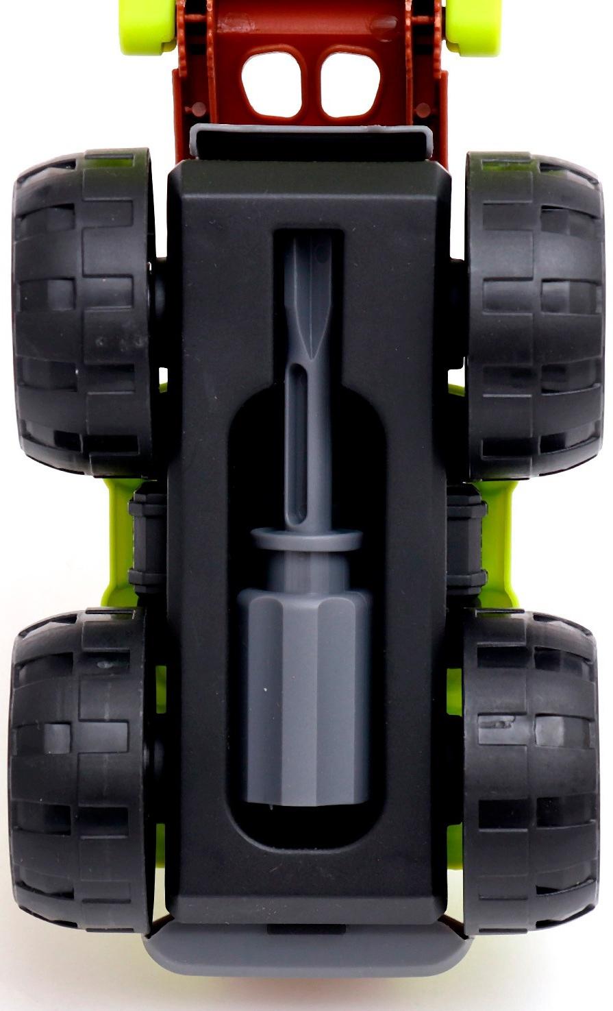 Конструктор винтовой «Фермерский погрузчик», с отвёрткой, 25 деталей