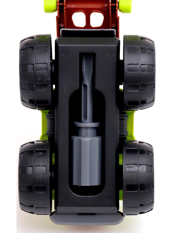 Конструктор винтовой «Фермерский погрузчик», с отвёрткой, 25 деталей