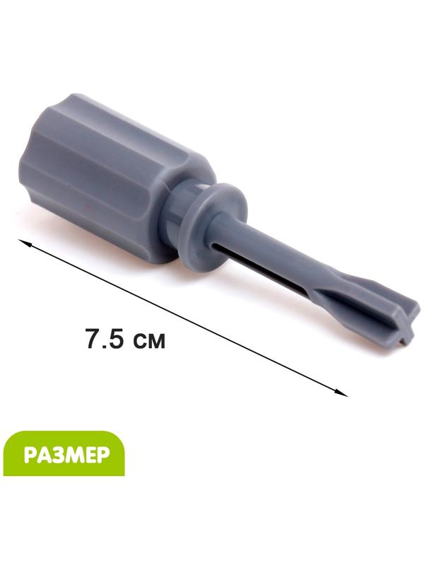 Конструктор винтовой «Фермерский погрузчик», с отвёрткой, 25 деталей