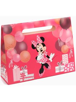 Пакет подарочный-коробка, подарочная упаковка, 40х30х12 см, Минни Маус