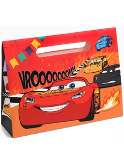 Пакет подарочный-коробка Champion, подарочная упаковка, 40×30×12 см, Тачки