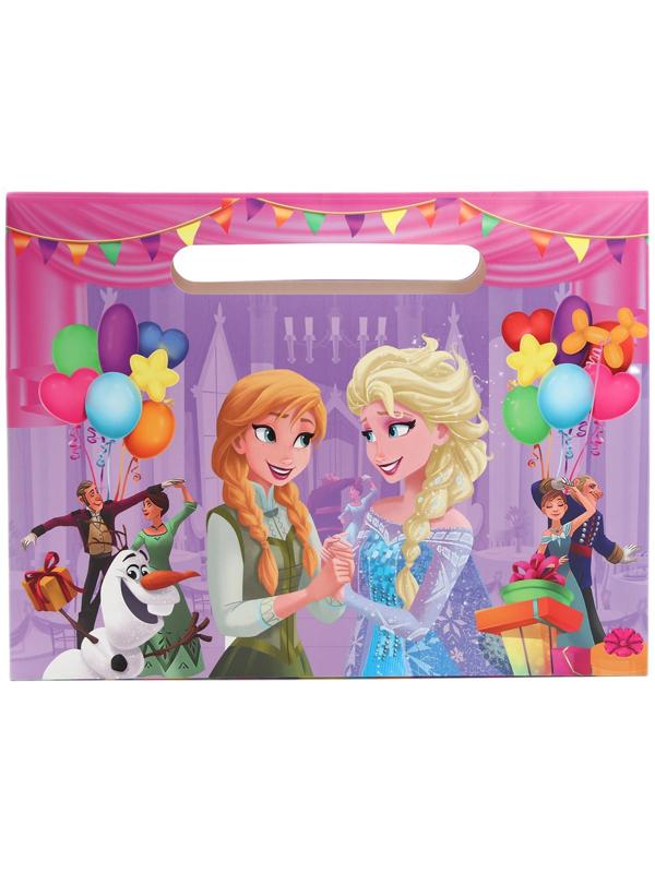 Пакет подарочный-коробка, подарочная упаковка «Поздравляю!»,40х30х12 см, Холодное сердце