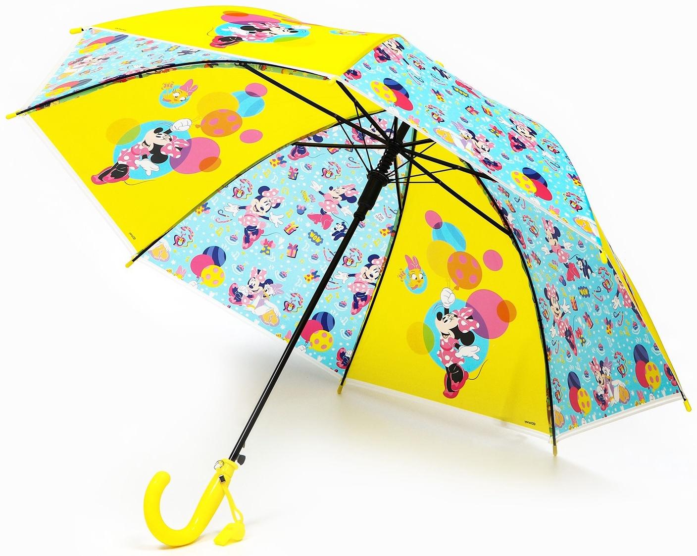 Зонт детский, 8 спиц, Ø 87 см, Минни Маус