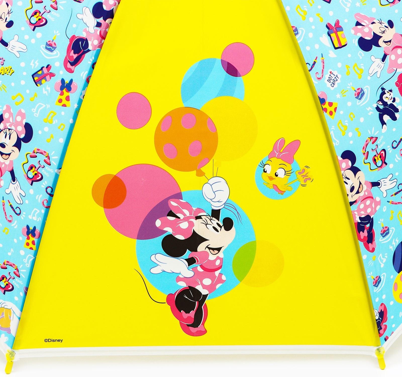 Зонт детский, 8 спиц, Ø 87 см, Минни Маус