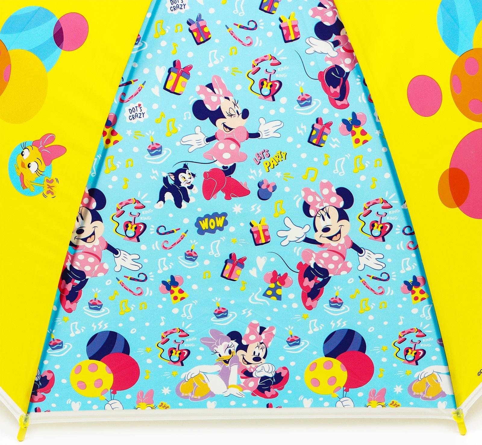 Зонт детский, 8 спиц, Ø 87 см, Минни Маус