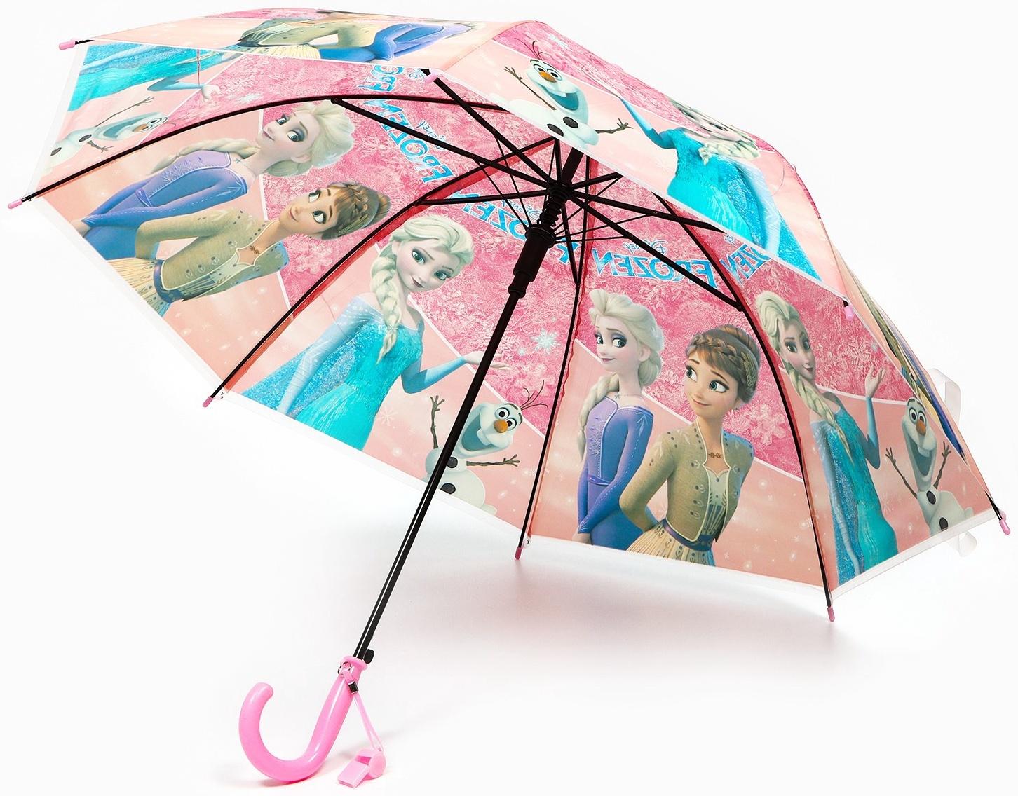 Зонт детский, 8 спиц, Ø 87 см, Холодное сердце