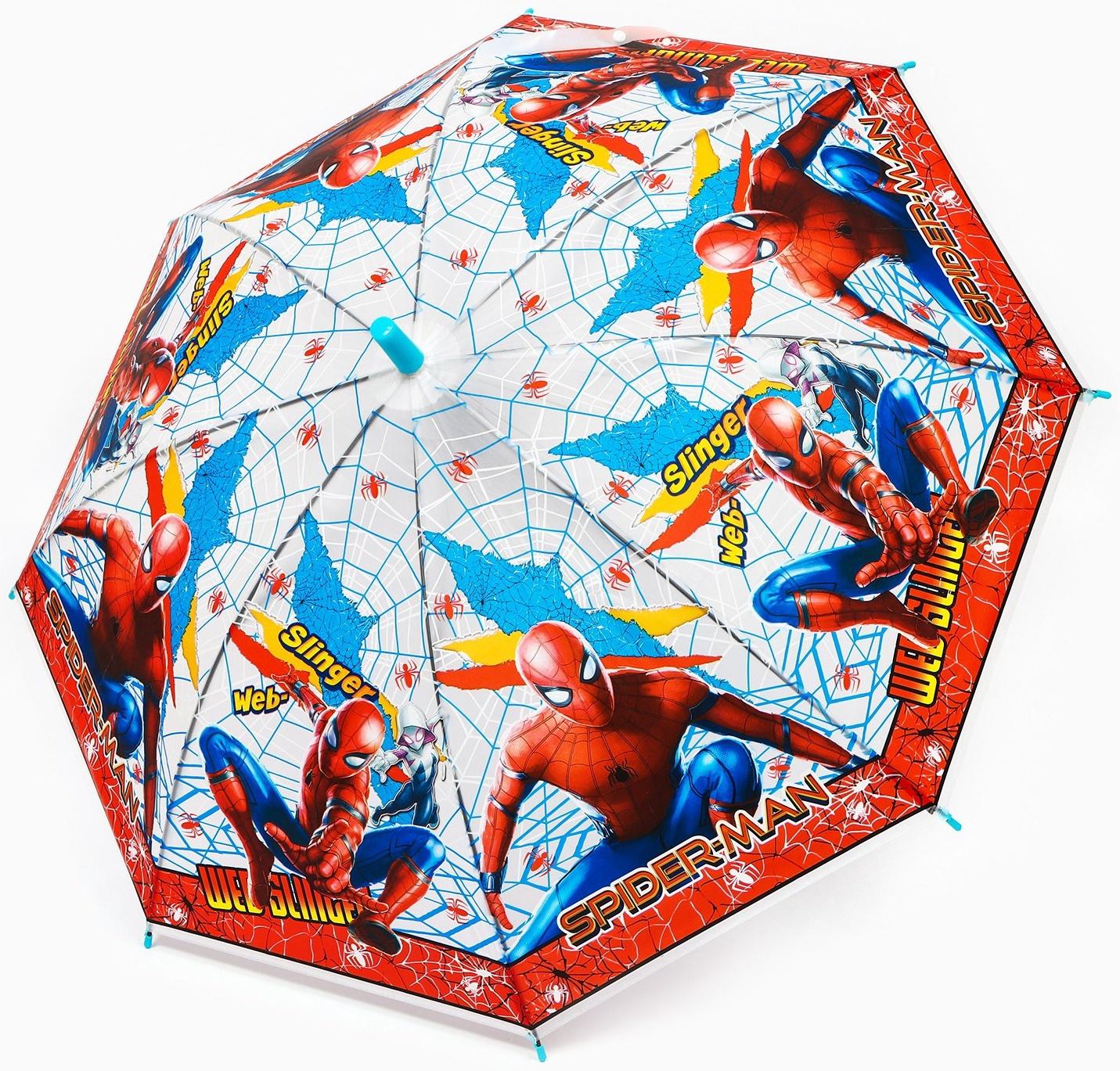 Зонт детский, 8 спиц, Ø 87 см, Человек-паук