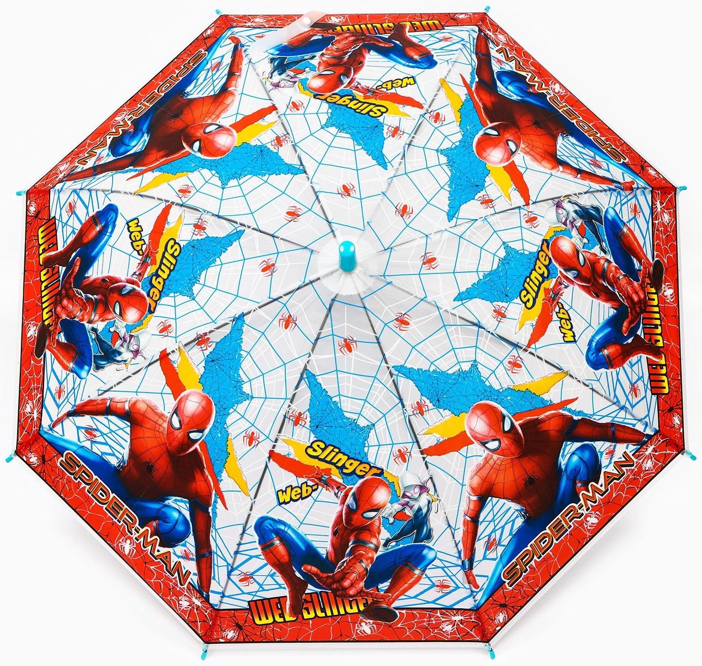 Зонт детский, 8 спиц, Ø 87 см, Человек-паук