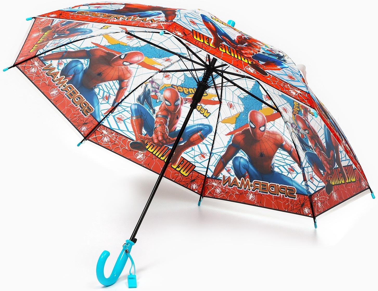 Зонт детский, 8 спиц, Ø 87 см, Человек-паук
