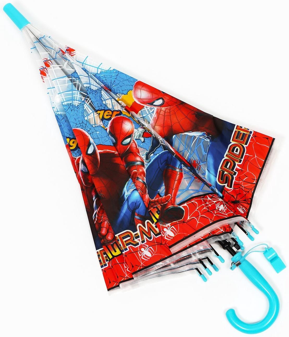 Зонт детский, 8 спиц, Ø 87 см, Человек-паук