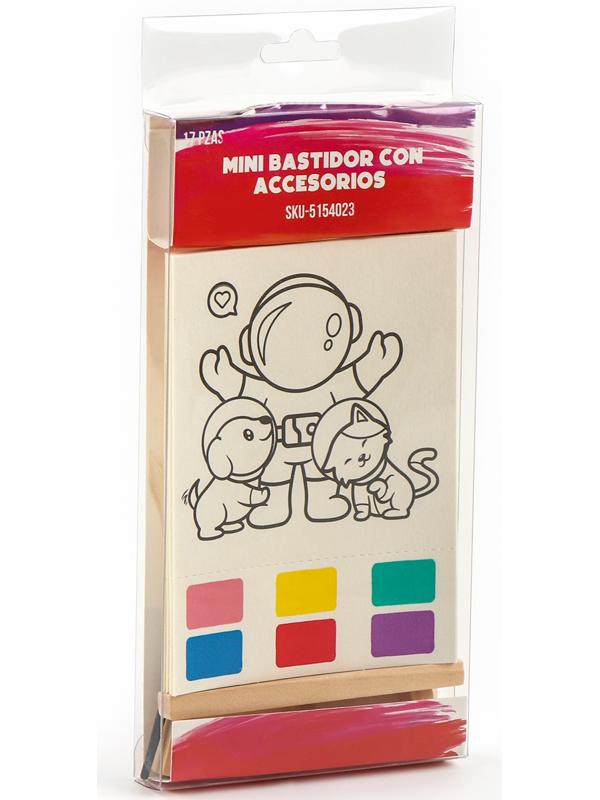 Водная раскраска «Космос», с кисточкой и мольбертом, виды МИКС