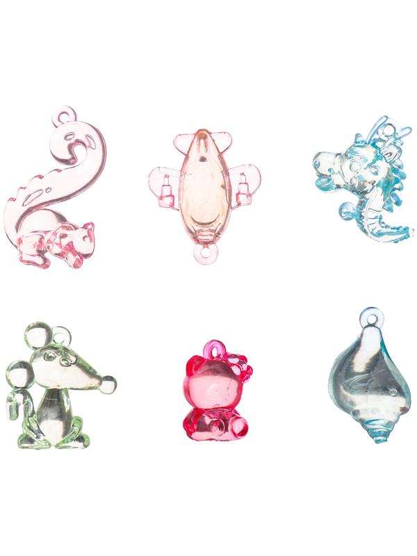 Набор для опытов «Эпоксидная смола», брелоки с наполнением, 3 молда