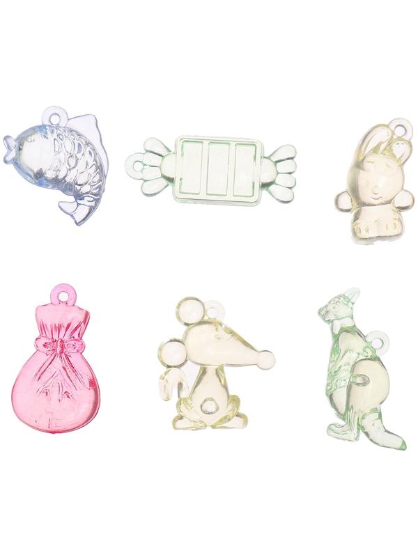 Набор для опытов «Эпоксидная смола», брелоки с наполнением, 3 молда