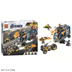 Конструктор Lari «Мстители: Нападение на грузовик» 11506 (Super Heroes 76143) / 501 деталь