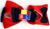 Бант для волос на заколке школьный, 11.5 см, Кошечка Мари