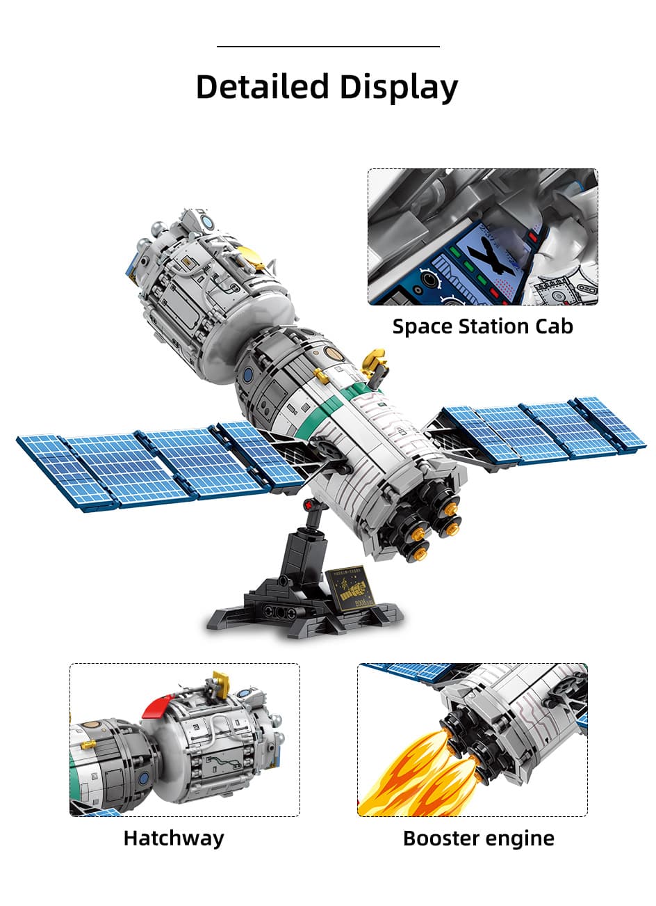 Конструктор Sembo Block «Космическая станция» 203302 / 804 детали