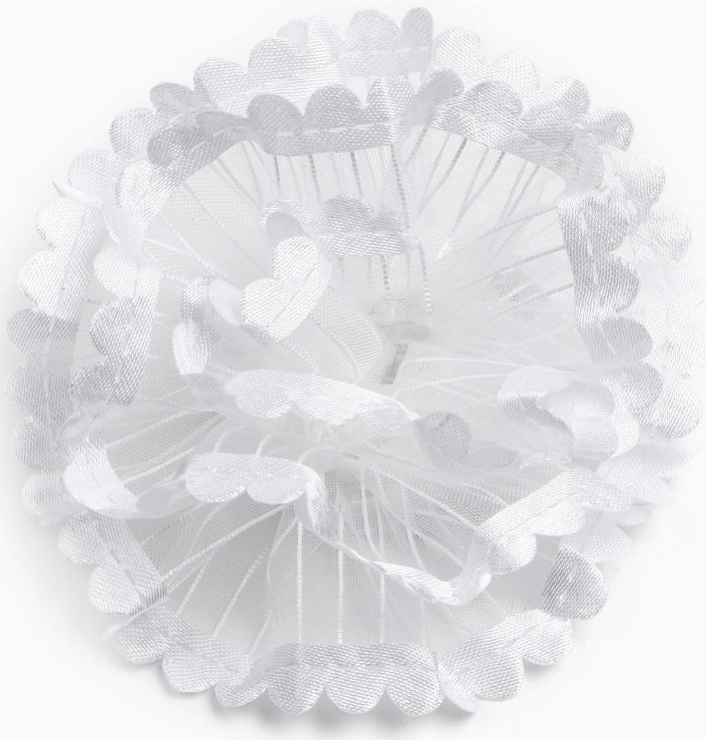 Бант для волос на резинке, белый, 2 штуки, 7 см, Коты аристократы