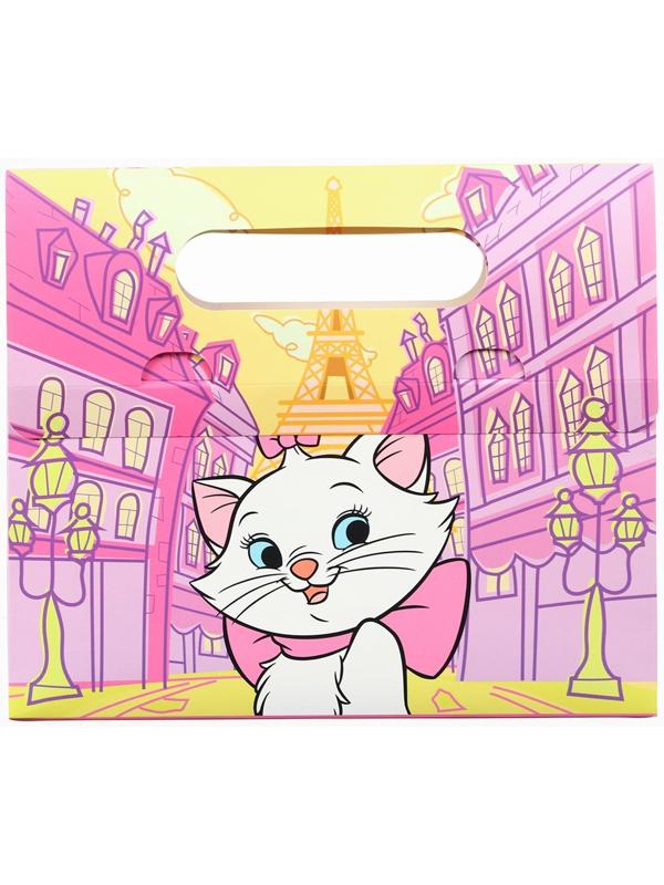 Пакет подарочный-коробка, Коты аристократы, 24х20х7 см