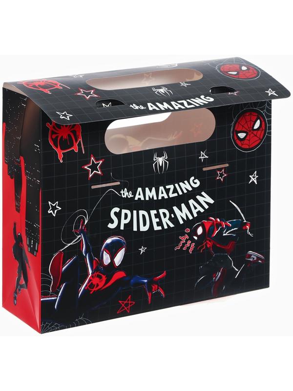 Пакет подарочный-коробка Amazing, Человек-паук, 24×20×7 см
