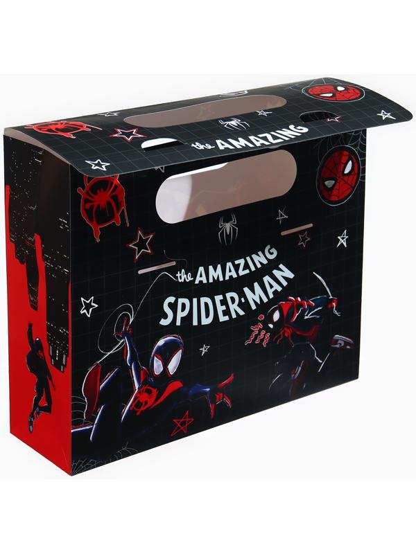 Пакет подарочный-коробка Amazing, Человек-паук, 24×20×7 см