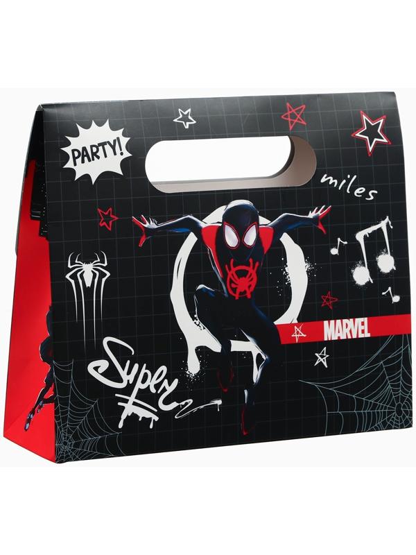Пакет подарочный-коробка Amazing, Человек-паук, 24×20×7 см
