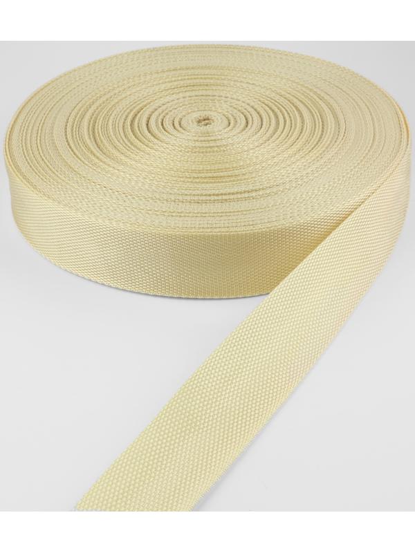 Стропа ременная, 40 мм, 50 ± 1 м, плотность 15,5 гр/м, цвет бежевый №22