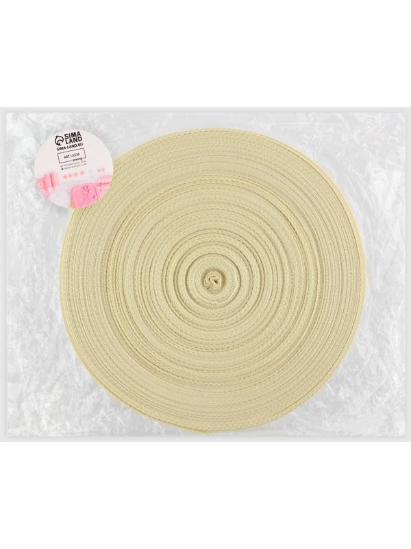 Стропа ременная, 40 мм, 50 ± 1 м, плотность 15,5 гр/м, цвет бежевый №22