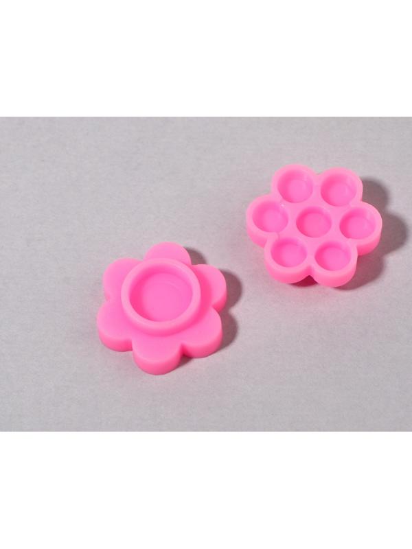 Лунки для клея, набор - 50 шт, цвет розовый