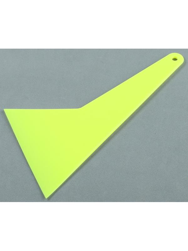 Шпатель для плёнки Grand Caratt, 22.5×11.5 см, жёлтый