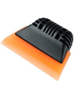 Шпатель для плёнки с силиконовой вставкой, 12.5×8.5 см