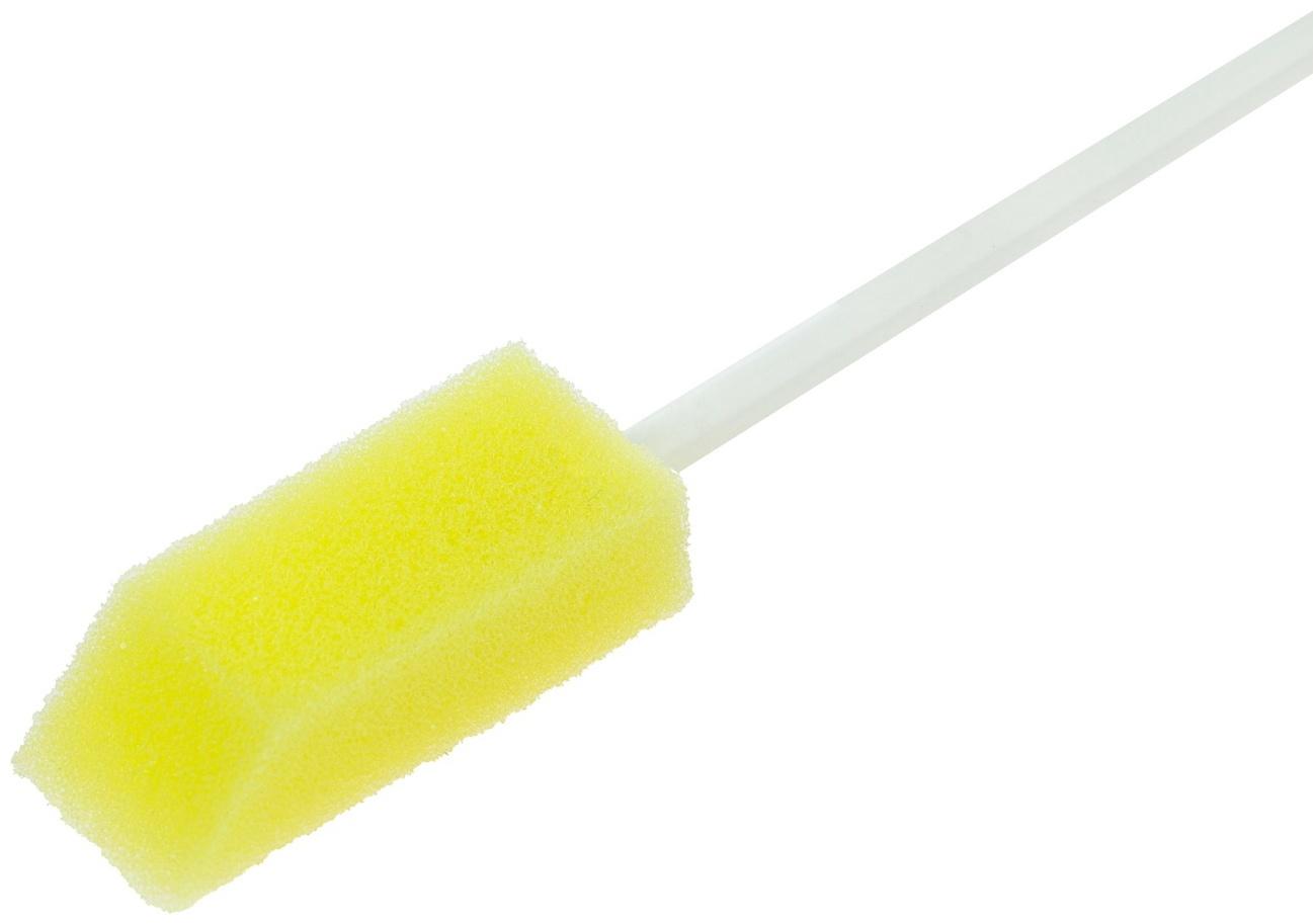 Щётка для детейлинга автомобиля, 14,5 см, жёлтый, поролон, набор 10 шт