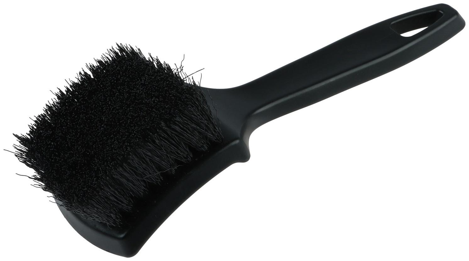 Щётка для мыться колёс Grand Caratt, средней жёсткости ворс, 20 см, чёрная, пластик