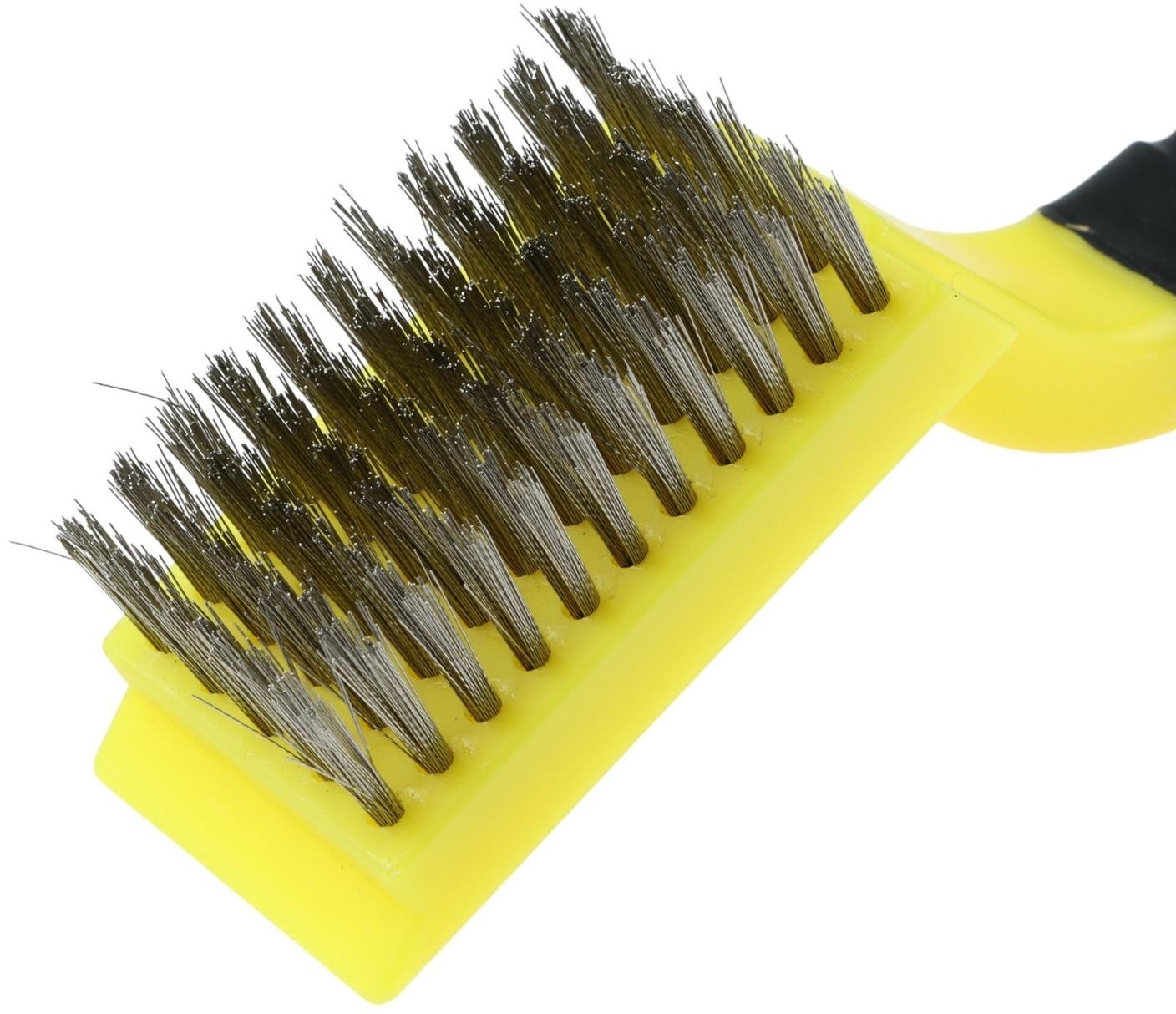Щётка для автомобиля, 18 см, металлическая щетина