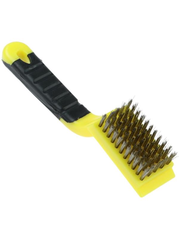 Щётка для автомобиля, 18 см, металлическая щетина