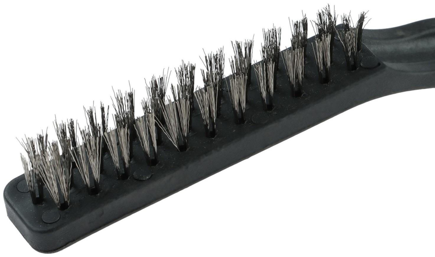 Щётка для автомобиля Grand Caratt, 22 см, металлическая щетина, чёрная