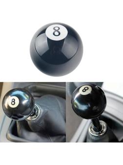 Ручка КПП, бильярдный шар №8, чёрный, диаметр 56 мм, под резьбу М8/М10